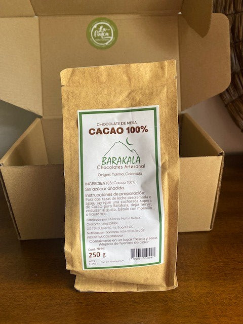 Artisan Chocolate - Cacao 100% Natural